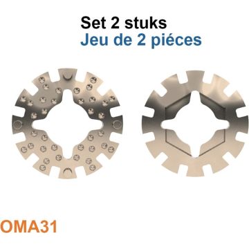 CMT Universele adapter voor de multi-tool bladen (Ideaal voor Fein, Makita, Milwaukee, …)