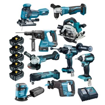 Makita - DLX1036TJ1 - Combopack 18V: DHP486 + DTD153 + DHR243