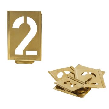 Kukko Schrijfsjablonen-set 327 cijfers 0-9 letterhoogte 150mm speciaal plaatstaal