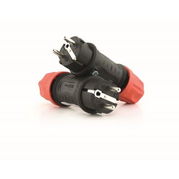 Lumx Stekker "dual System" - 2p + A