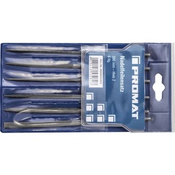 Promat 840401 Naaldvijlset 160mm 6-delig