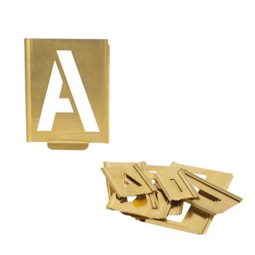Kukko Lettersjablonen-set met verbindingsmogelijkheid A-Z 150mm