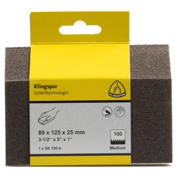 Klingspor Schuurblok ES/SK700A/220/S/89X125X25/1SRT