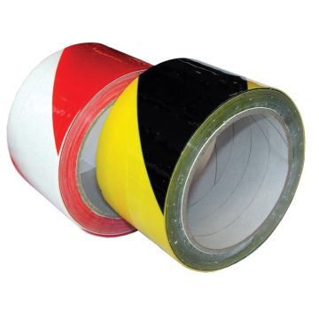 Supertape Zelfklevende waarschuwingstape PVC Rood-Wit 50 mm x 33 m
