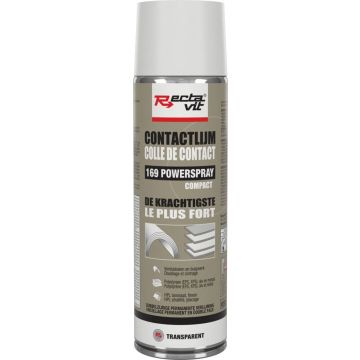 Rectavit Spuitlijmen Aerosol PowerSpray Compact (Transparant) - 0,5L