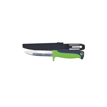 Kukko Werkmes, RVS lemmet 10cm, 2K-greep, in holster