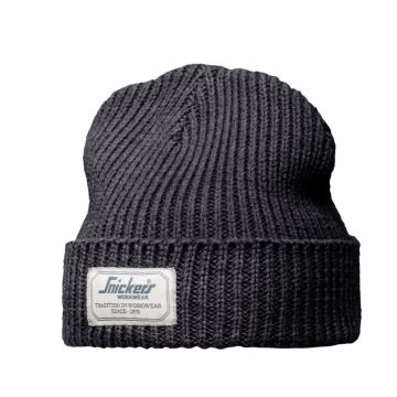 Snickers AW Vissers Beanie Maat unique Gemeleerd Antraciet 90239800000