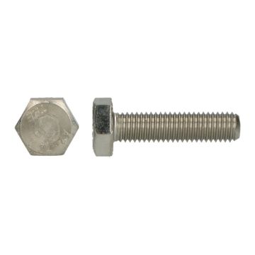 PGB Zeskanttapbout A2-70 DIN 933 M6x10