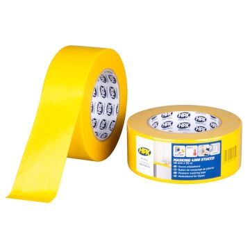 HPX Masking tape 4300 Stucco afplakband - geel 48mm x 50m