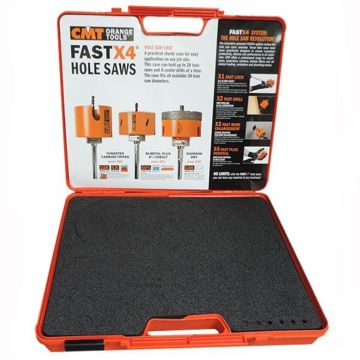 CMT Lege assortiment koffer voor gatzagen, groot model