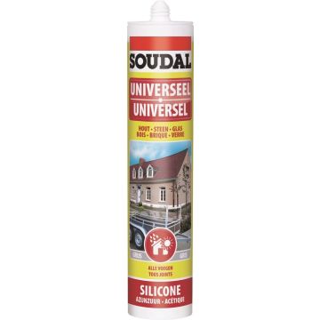 Soudal Universele silicone grijs 310ml