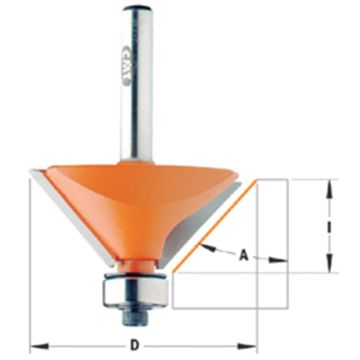 CMT Afkantfrees D=65 x 26mm 45° L=77 S=12 Z2
