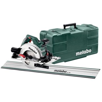Metabo KS 55 FS cirkelzaag 1200W 55mm in koffer + lat 1500mm