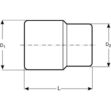 Bahco Lange Dop 1/2 6-Kant 16mm (SB7805SM-16)