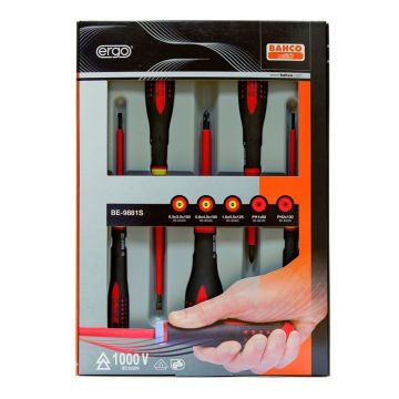 Bahco Schroevendrset Ergo Vde 5D (BE-9881S)