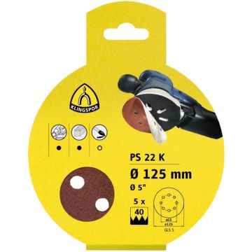 Klingspor Schuurschijf PS 22 K 125 180
