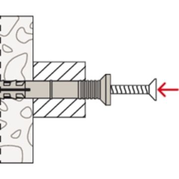 Fischer N 10X100 Z Nagelplug (50 Stuks)